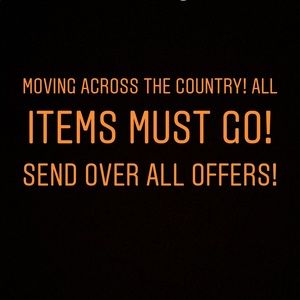 Moving sale!